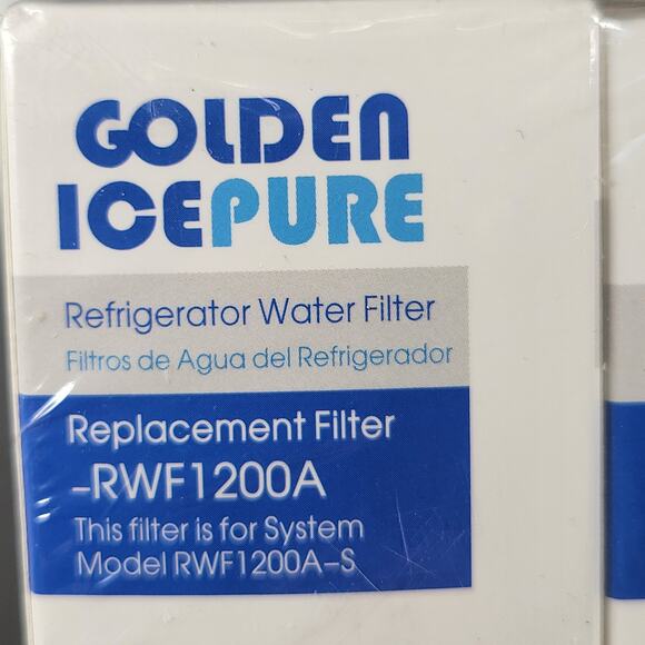 Golden Icepure Refrigerator Water Filter RWF1200A 3-Pack Fits LG Kenmore - Picture 3 of 11